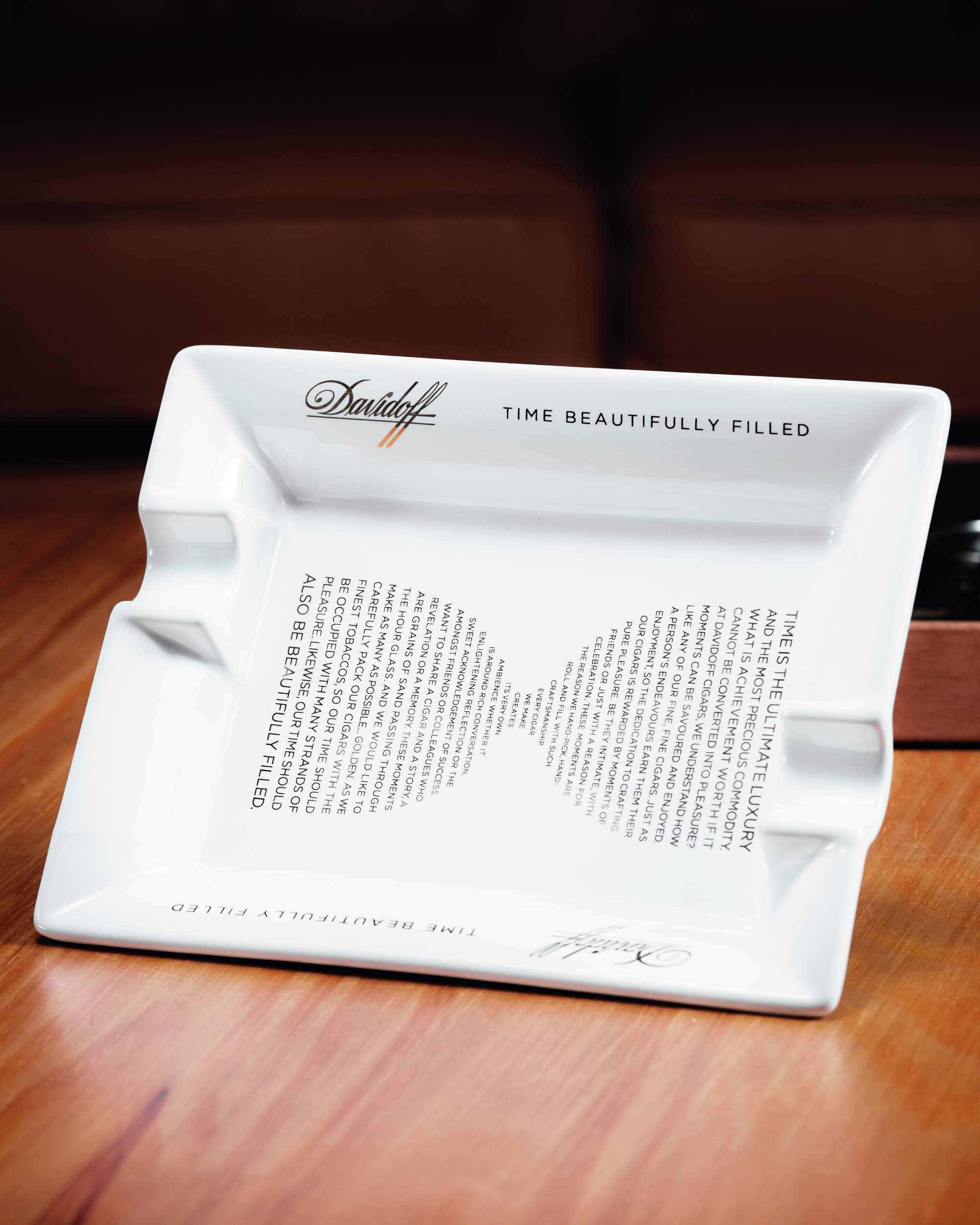 Davidoff Porcelain Ashtray