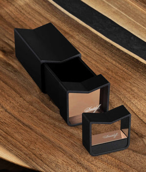 Davidoff Sliding Ashtray - Black and Gold