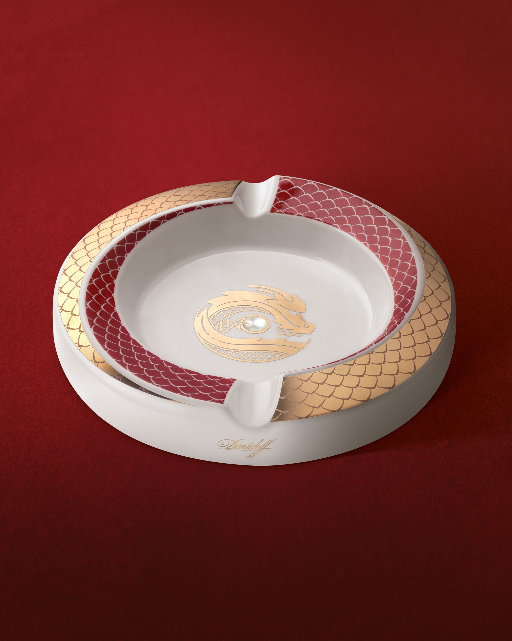 Davidoff Year of The Dragon Porcelain Ashtray