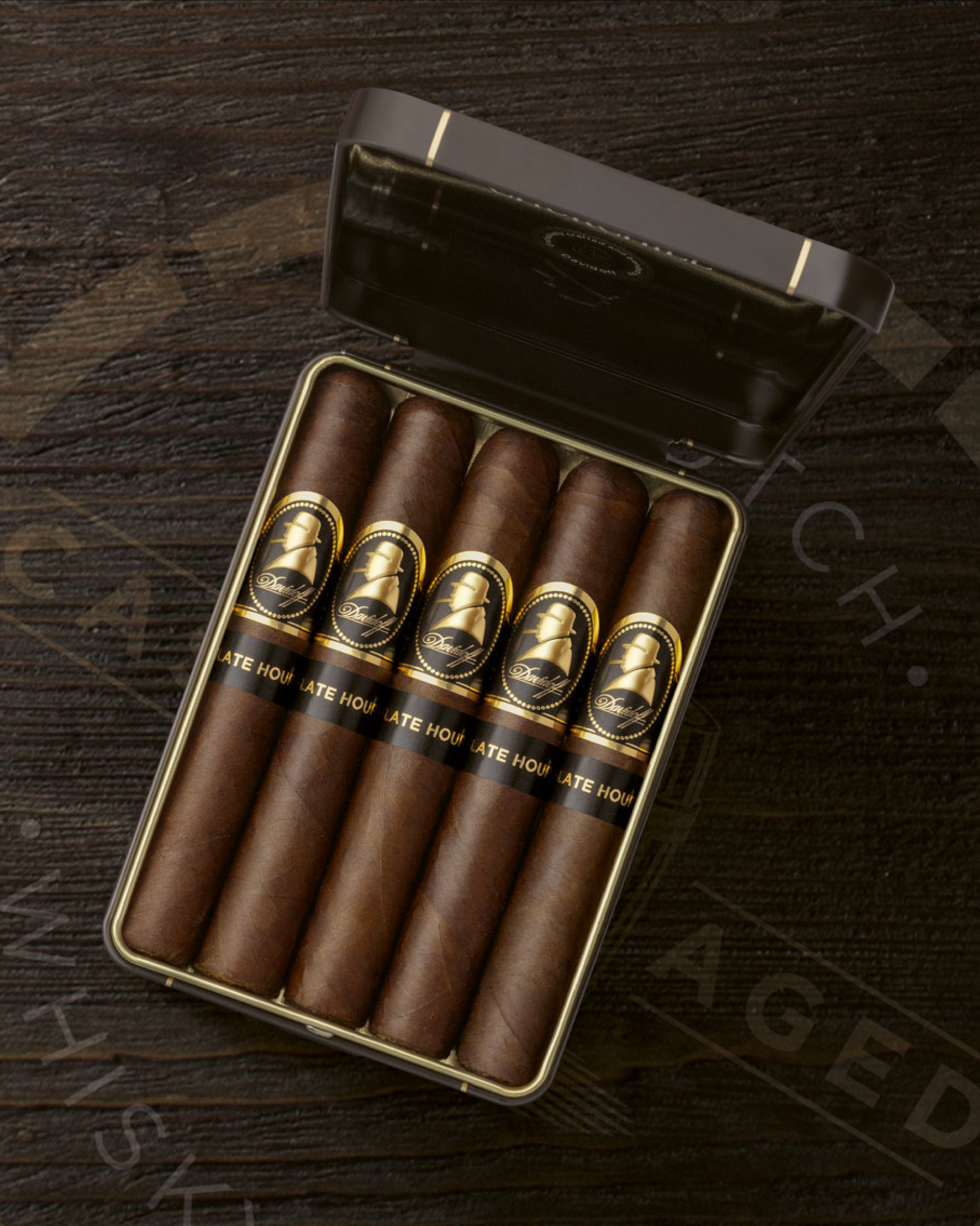 Davidoff Winston Churchill The Late Hour Petit Panetela (5 x 5 Cigars)