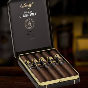 Davidoff Winston Churchill The Late Hour Petit Panetela (5 x 5 Cigars)